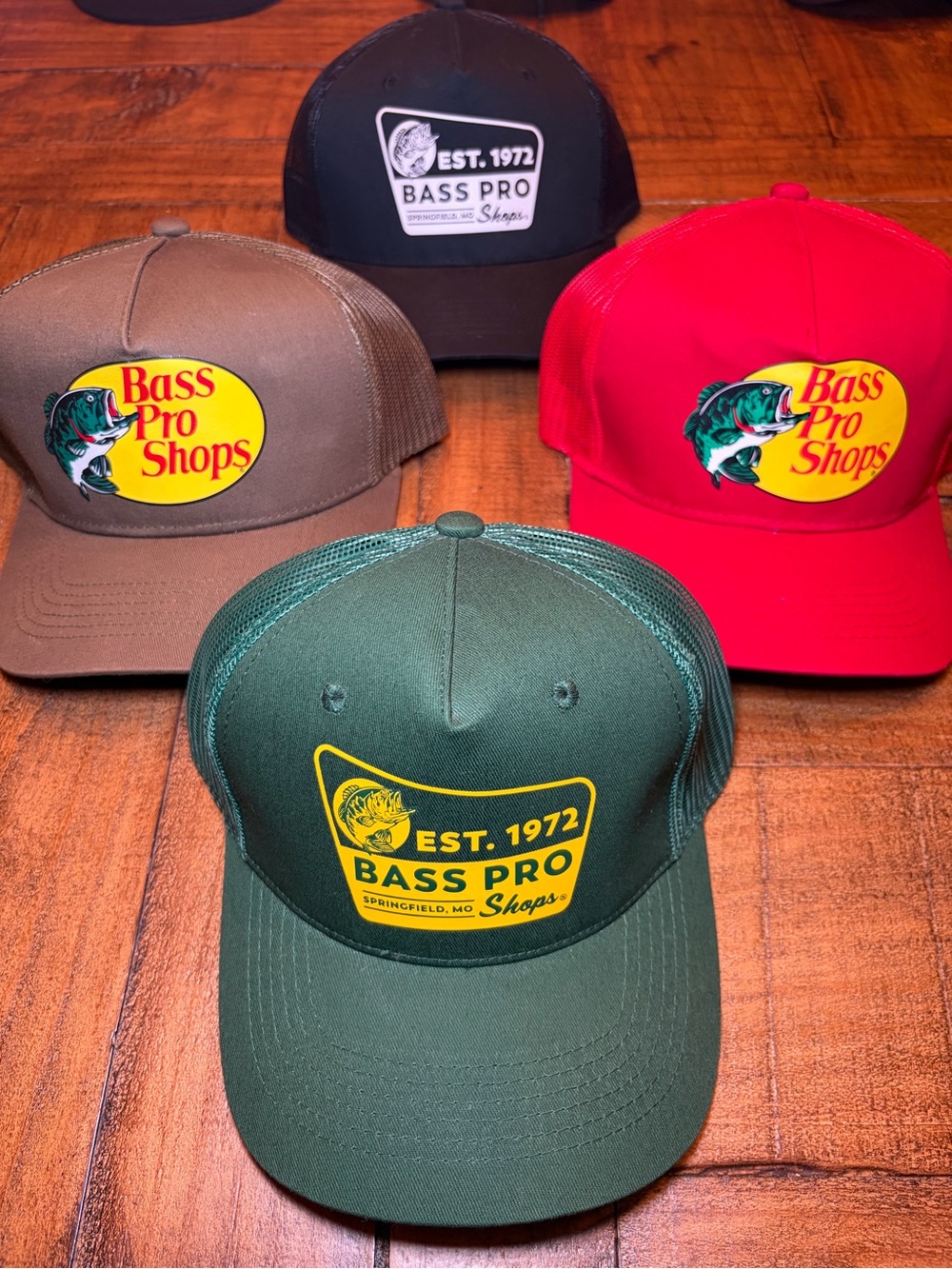 Bass Pro Shops Trucker Hats - Lot of 4